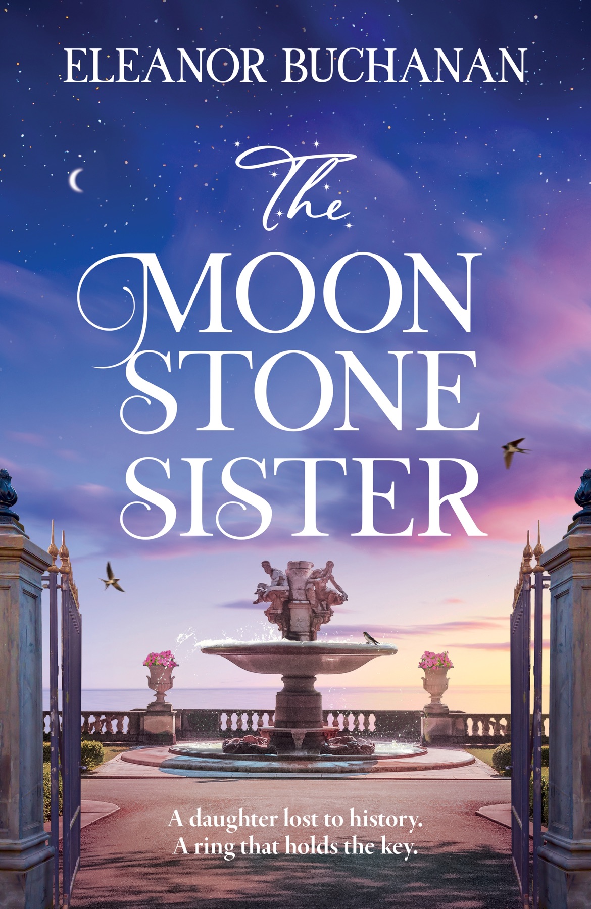 The Moonstone Sister by Eleanor Buchanan cover design
