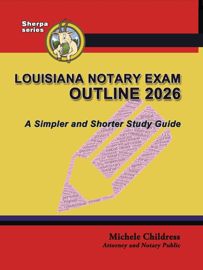 Louisiana Notary Exam Outline 2026: A Simpler and Shorter Study Guide