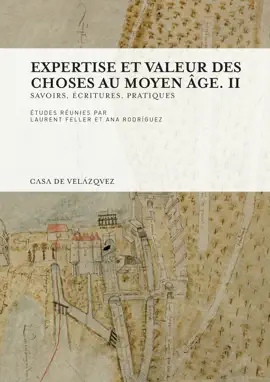 Read: Expertise et valeur des choses au Moyen Âge. Book II