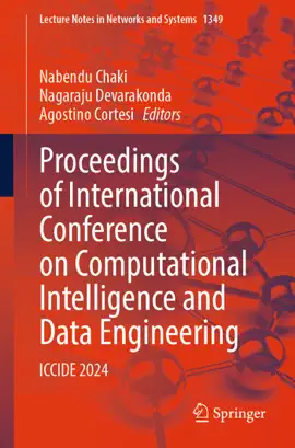Read: Proceedings of International Conference Book on Computational Intelligence and Data Engineering