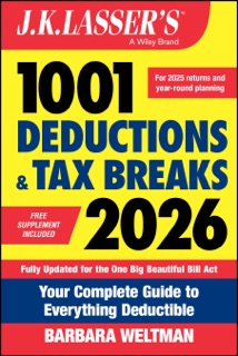 J.K. Lasser's 1001 Deductions and Tax Breaks 2026 by Barbara Weltman