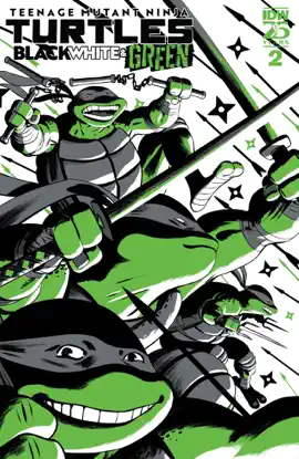 Read: Book Teenage Mutant Ninja Turtles: Black, White, and Green #2