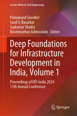 Read: Book Deep Foundations for Infrastructure Development in India, Volume 1