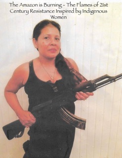 The Amazon is Burning - The Flames of 21st Century Resistance Inspired by Indigenous Women by Damon Corrie