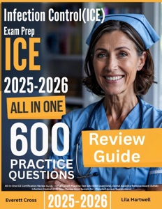 Infection Control (ICE) Exam Prep: All-In-One Guide with 4 Full Sets of 600 Practice Questions with detailed explanation DANB ICE Certification Review