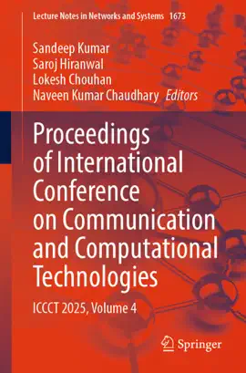 Read: Proceedings of International Conference on Communication and Computational Technologies Book