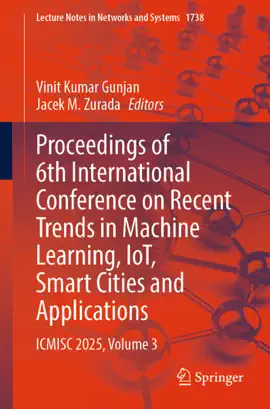 Read: Proceedings of 6th International Conference on Recent Trends in Machine Book Learning, IoT, Smart Cities and Applications