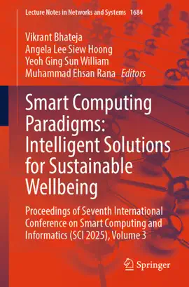 Read: Smart Computing Paradigms: Intelligent Solutions for Sustainable Wellbeing Book