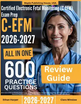 Electronic Fetal Monitoring (C-EFM) Exam Prep: All-In-One Guide with 4 Full Sets of 600 Practice Questions with detailed explanation  NCC C-EFM Certification Review