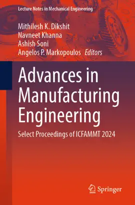 Read: Book Advances in Manufacturing Engineering