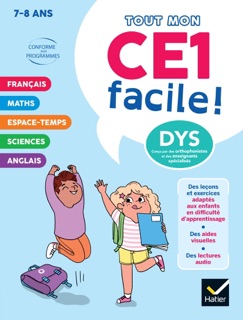 Mon CE1 facile ! Adapté aux enfants DYS ou en difficulté d'apprentissage - 8 ans by Evelyne Barge, Marco Overzee & Delphine Renon