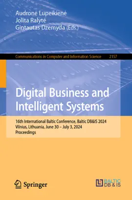 Read: Book Digital Business and Intelligent Systems