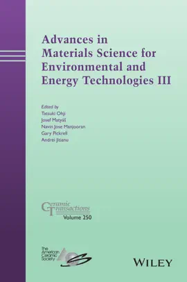 Read: Advances in Materials Book Science for Environmental and Energy Technologies III