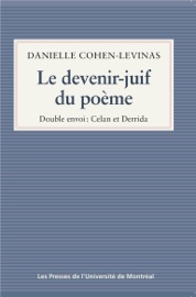 Le devenir-juif du poème - Danielle Cohen-Lévinas