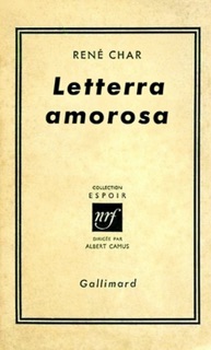 Lettera amorosa by Rene Char