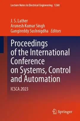 Read: Proceedings of Book the International Conference on Systems, Control and Automation