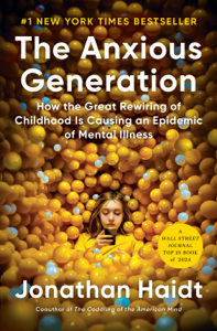 The Anxious Generation - Jonathan Haidt Cover Art