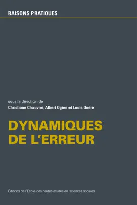 Read: Book Dynamiques de l’erreur