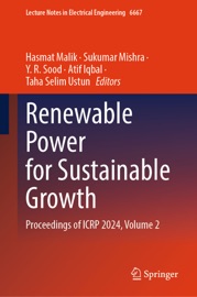 Renewable Power for Sustainable Growth - Hasmat Malik, Sukumar Mishra, Y.R. Sood, Atif Iqbal & Taha Selim Ustun