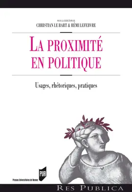 Read: Book La proximité en politique