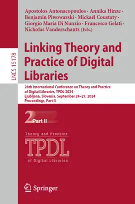 Read: Linking Theory and Practice Book of Digital Libraries