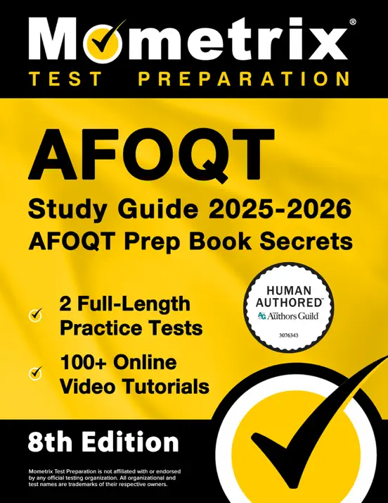 AFOQT Study Guide 2025-2026 - 2 Full-Length Practice Tests, 100+ Online Video Tutorials, AFOQT Prep Book Secrets