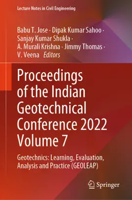 Read: Proceedings of Book the Indian Geotechnical Conference 2022 Volume 7