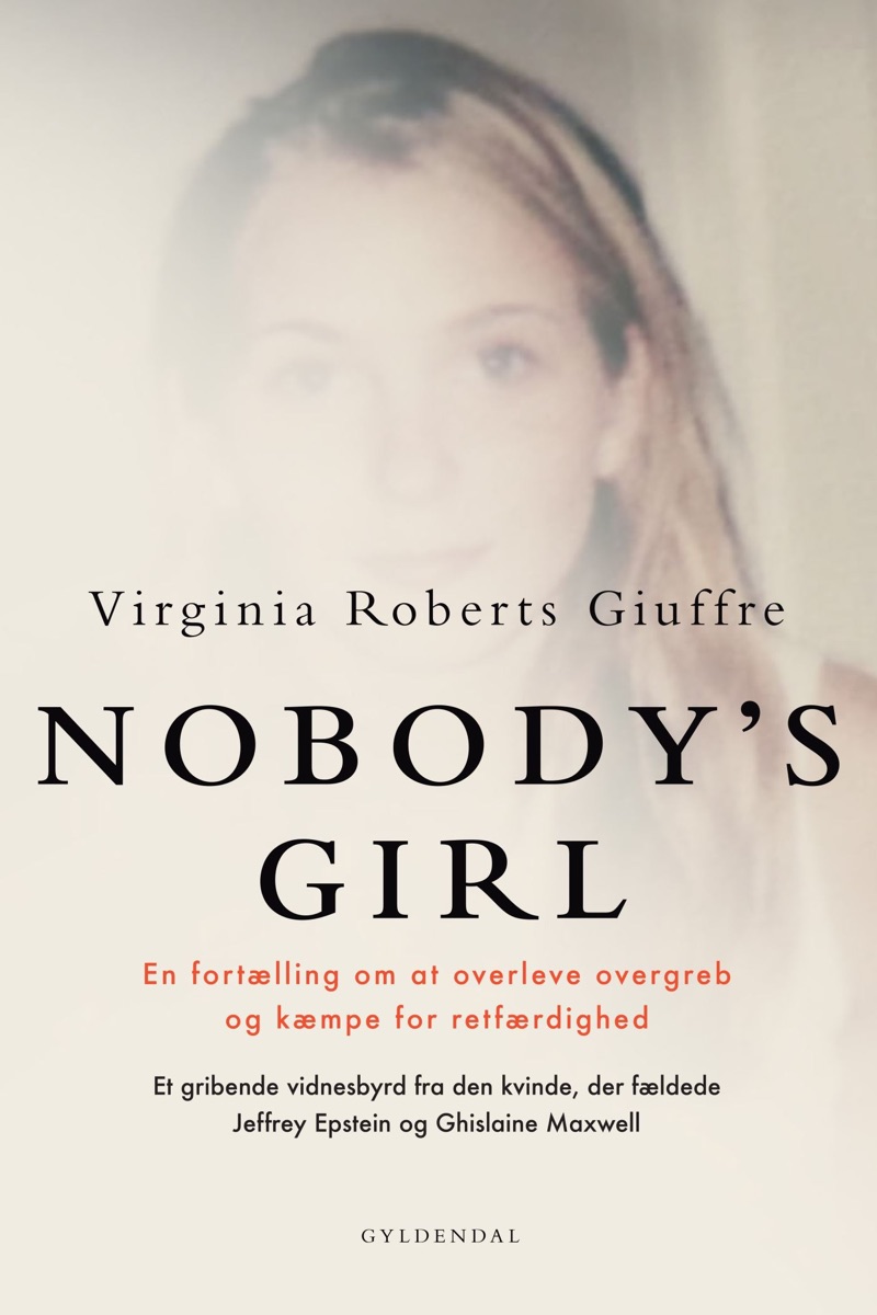 NOBODY’S GIRL by Virginia Roberts Giuffre cover design