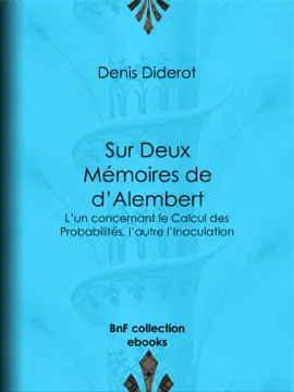Read: Sur Deux Book Mémoires de d'Alembert