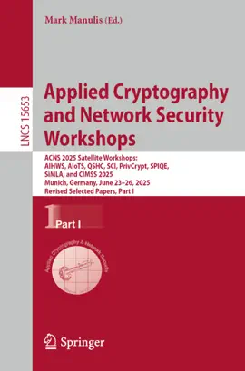 Read: Applied Cryptography and Network Security Book Workshops