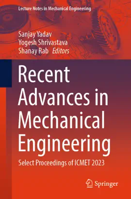 Read: Recent Book Advances in Mechanical Engineering