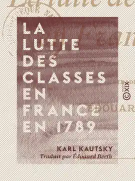 Read: La Lutte des classes en France Book en 1789