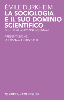 Read: La sociologia e il Book suo dominio scientifico