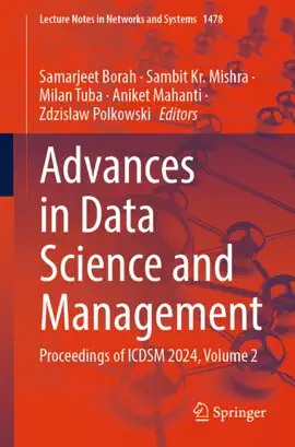 Read: Advances Book in Data Science and Management