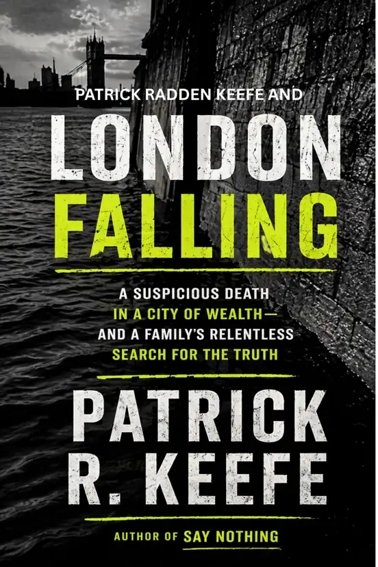 PATRICK RADDEN KEEFE AND  LONDON FALLING BOOK