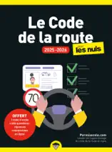 Le Code de la route 2025-2026 pour les Nuls, poche