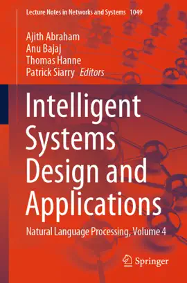 Read: Book Intelligent Systems Design and Applications