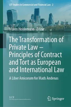 Read: The Transformation of Private Law – Principles of Contract and Tort as European and International Law Book