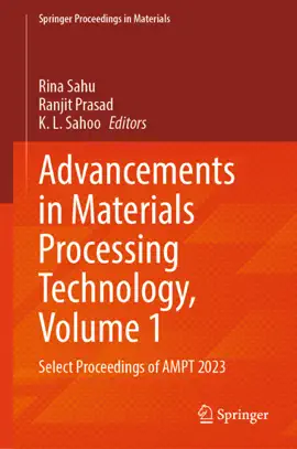 Read: Advancements in Materials Processing Technology, Book Volume 1