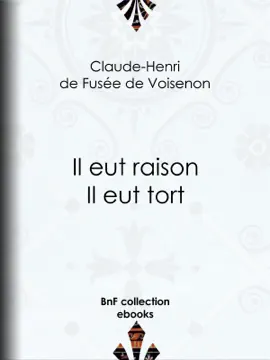 Read: Il eut raison, Book Il eut tort