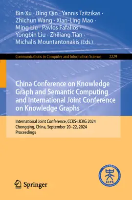 Read: China Conference on Knowledge Graph and Book Semantic Computing and International Joint Conference on Knowledge Graphs