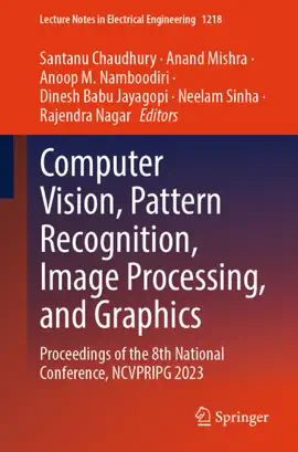 Read: Computer Vision, Book Pattern Recognition, Image Processing, and Graphics