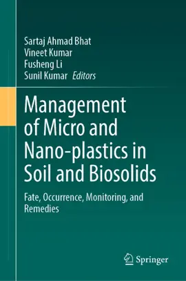Read: Management of Micro and Nano-plastics in Soil and Book Biosolids