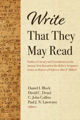 Read: Write That They Book May Read