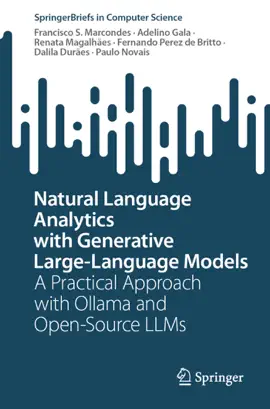 Read: Book Natural Language Analytics with Generative Large-Language Models
