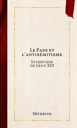 Read: Le Pape Book et l’antisémitisme