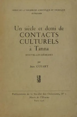 Read: Un siècle Book et demi de contacts culturels à Tanna, Nouvelles-Hébrides