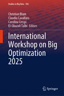 Read: International Workshop on Book Big Optimization 2025