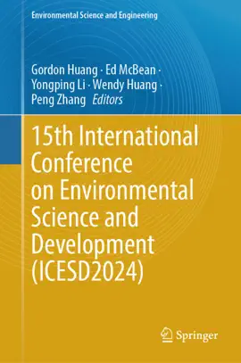Read: 15th International Conference on Environmental Book Science and Development (ICESD2024)