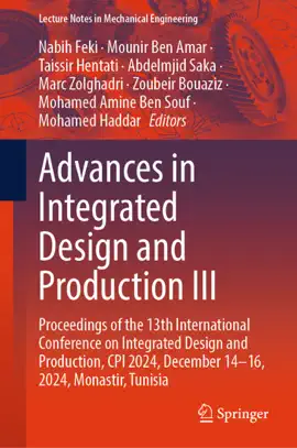 Read: Advances in Integrated Design and Production III Book